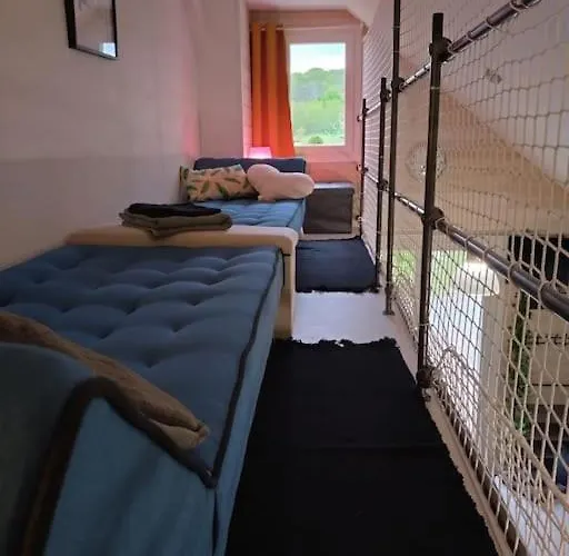 Joli Mezzanine Proche Pole Europeen Et Circuit דירה